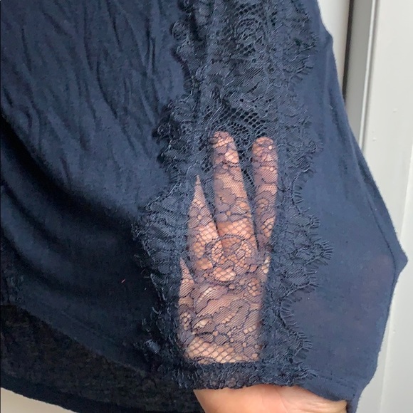 Wet seal long sleeve blue shirt - Picture 2 of 3